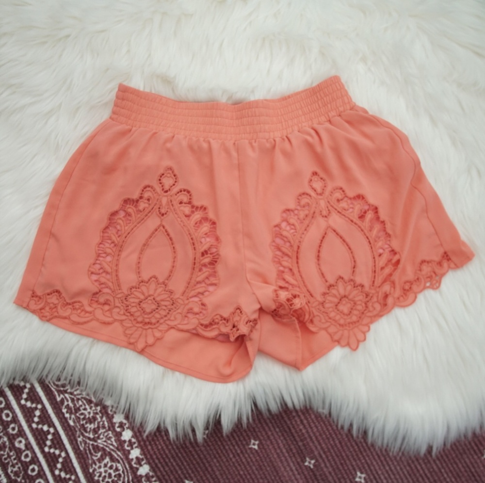 Womens Coral shorts